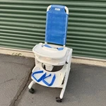 Rifton Blue Wave E806 Mobile Tilt Shower Chair Special Needs Toilet Small. Fixed Price $749.95.