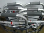(lot Of 3 Mixed) 2-BUTTON Guardian Folding Walkers With Wheels (P1). Fixed Price $59.00.
