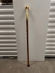 Twisted Oak Wood Walking Cane. Fixed Price $50.00.