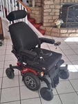 Magic Mobility Frontier V6 Power Wheelchair Joystick Reclining Black/red. Fixed Price $8500.00.