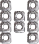 Disposable Gas Burner Liners (10 Pack) Aluminum Foil Square Stove Cov. Fixed Price $8.48.