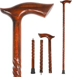 Wood 36 Inches Natural Classic Walking Stick Fancy Canes Ergonomic. Fixed Price $29.87.
