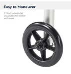 Drive Medical Clever Lite Adult Walker Replacement Wheels-front/back. Fixed Price $41.99.