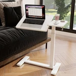Puncia Height Adjustable Overbed With Pneumatic Lift Rectangular, White. Fixed Price $154.64.