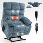 Electric Power Lift Recliner Chair - Remote Control W/heat & Massage Dual Motor. Fixed Price $512.99.