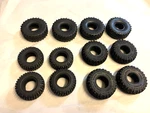 Lot Of Monster Rock Crawler Rubber Tire Sets W/ Foam Inserts R/c 1/24 Swampers. Fixed Price $33.99.