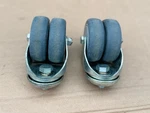 (2) Invacare Reliant RPL450 Front Caster Dual Wheel 3" Swivel - Free Ship. Fixed Price $59.99.