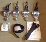 Qstraint Q-10008 Set Of Snc QRT-360 Retractors & Lap/shoulder Belt Combo WC18/19. Fixed Price $699.99.