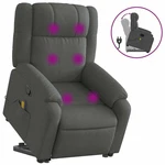 Stand Up Recliner Power Lift Reclining Armchair Light Gray Fabric Vidaxl. Fixed Price $385.99.