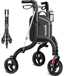 Holyheal 3 Wheel Walkers For Seniors, Lightweight Rollator Black. Fixed Price $188.91.