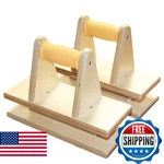 Durable Grip Arm Push Up Blocks For Strength Training Birch Wood, Non-slip. Fixed Price $186.65.