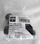 Medline Cane Tips Quad Small Base 1/2 Inch Nip. Fixed Price $10.20.