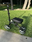 Elenker Steerable Knee Walker Medical Scooter - Black. Fixed Price $55.00.