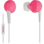 Koss Pink Stereo Earbuds Inline Mic And Remote 16-20KHZ 4' Cord From Usa Seller. Fixed Price $11.04.