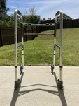 Pro Basics Medical Walker With Tennis Ball Gliders. Fixed Price $20.00.