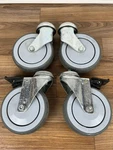 Invacare Reliant 450 Patient Lift Tente 5" Swivel Wheel Casters W/brake*set Of. Fixed Price $69.99.