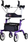 Nova Phoenix Rise Rollator, Upright Walker W/padded & Contoured Forearm, Purp. Fixed Price $279.95.