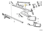 Wiper Blade Drive Rod For Bmw E-23. Fixed Price $49.95.