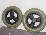 Sunrise Quickie Iris & More Tilt Wheelchair Primo 12.5"X 2.25" Wheels (62-203). Fixed Price $64.99.