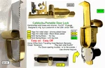 Calslock Portable Door Lock. Always Safe Secure. Home.bedroom.dorm.officetravel. Fixed Price $24.95.