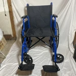 Drive Medical Blue Streak Wheelchair. Fixed Price $30.00.