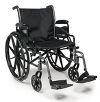 Everest & Jennings Traveler L3 Plus Wheelchair, Lightweight Adult Use, 18" Seat. Fixed Price $255.12.