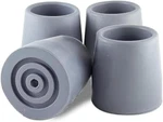 Essential Medical Supply Replacement Walker/commode Tips, Gray, 1/8". Fixed Price $9.99.
