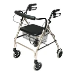 Graham Field Lumex Walkabout Rollator W/ Seat & 6" Wheels, Champagne (open Box). Fixed Price $72.74.