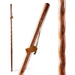 Brazos Handcrafted Wood Walking Stick, Twisted Oak, Backpacker Style Handle, .... Fixed Price $49.86.