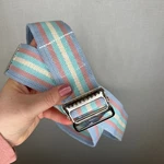 Deroyal Industries Universal Gait Belt Pastel Striped Cotton Webbing 57.5 Inch. Fixed Price $24.00.