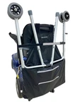 Alveytech Universal Walker Holder For Mobility Scooters - Fits Deluxe, Black. Fixed Price $39.99.