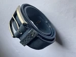 Stacy Adams Navy Blue Dress Belt Buckle Adjustable Men's Size 38. Fixed Price $15.00.