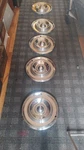 1957 Chrysler Saratoga Windsor 14" Hubcaps Wheel Covers .. Fixed Price $150.00.