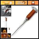Stainless Steel Ice Pick With Wood Handle - Essential Tool For Carving & Kit. Fixed Price $43.99.