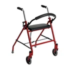 Drive Competitive Edge Rollator 5" Wheels/seat/push Down Brakes Red 1239RD W12. Fixed Price $29.99.