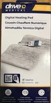 Drive Medical Gray Electric Heating Pad Moist/dry 6 Settings Timer Remote. Fixed Price $25.00.