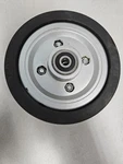 Pride Jazzy Power Wheelchair 6"X2" Silver Rim/black Tire Caster Assembly. Fixed Price $22.49.