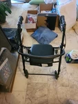 Medline Steel Folding Rollator Walker - MDS86850ESKD. Fixed Price $44.35.