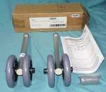 Invacare 6372 = 5" Dual Fixed Wheels For Walkers Bariatric Right And Left. Fixed Price $10.82.
