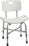 Drive Medical 12021KD Bariatric Heavy Duty Bathroom Bench W/ Back New. Fixed Price $53.99.