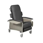 New Clinical Care Geri Chair Recliner, 3 Position Charcoal Model D577-CHAR. Fixed Price $550.00.
