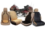 Zone Tech Wooden Beaded Car Home Comfort Tan/black Massage Seat Cover Cushion. Fixed Price $22.99.