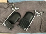 Nice Set Of Invacare Black Pair Adjustable Clip-on Feet Leg Rest Hemi T94HC 3778. Fixed Price $134.97.