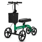 Elenker Best Value Knee Walker 10" Front Wheel Steerable Scooter Crutch - Green. Fixed Price $100.56.