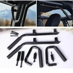 Black Front & Rear Steel Grab Grip Handle Kit For 2007-2018 Jeep Wrangler Jk. Fixed Price $62.99.