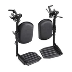 Invacare T94HCP Wheelchair Elevating Leg Rest Padded Calf Pads Footplates. Fixed Price $52.37.