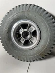 Single 3.00-4 (10"X3"260X85) Foam Filled Drive Activecare Power Wheelchair. Fixed Price $99.00.