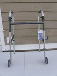 Invacare Folding Walker Model 6291-5F Adjustable Height 300 Lb Nice. Fixed Price $64.99.