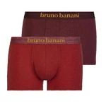 Bruno Banani Set Of 2 Men's Short Denim Fun Rust Red / Wine Melange New. Fixed Price $31.38.