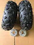Set 2 Permobil Wheelchair Offroad Conversion Tires Solid Foam Filled 14" 5". Fixed Price $600.00.